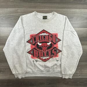 Vintage Chicago Bulls Sweatshirt Mens XL Gray NBA Basketball 90s Bulls Jordan90s